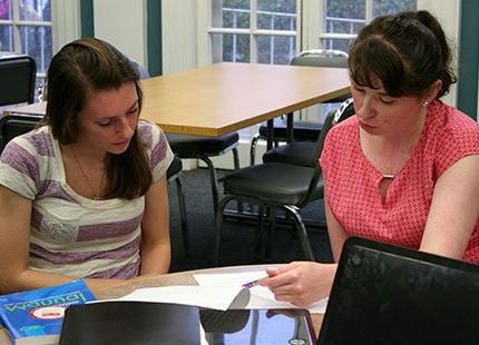 Student working in CASA 